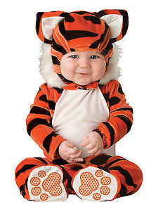 Incharacter Tiger Tot Cub Orange Infant Costume Halloween Cute Baby Size 16004