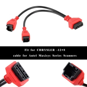 For Chrysler Autel Maxisys Series Scanner Auto 12+8 Cable Diagnostic Adaptor - Bild 1 von 6
