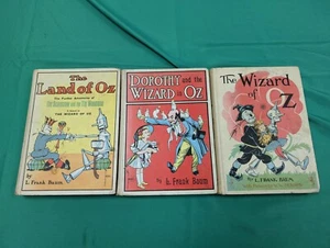 Wizard Of Oz/ Land Of Oz & Dorothy and Wizard In Oz Vintage L Frank Baum Good - Picture 1 of 14