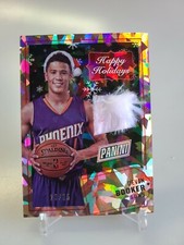 Devin Booker 2017 Panini Black Friday Cracked Ice Santa Hat Relic Happy Holidays