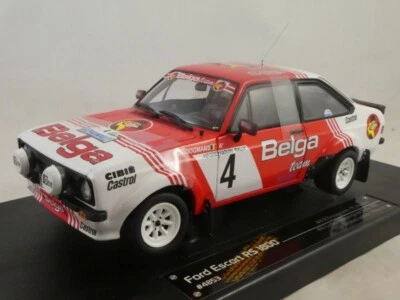Sunstar Ford Escort RS1800 #4 Droogmans Lotto Haspengouw Rally 1981 1/18 4853 - Immagine 1 di 3