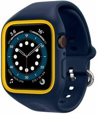 For Apple Watch 7 6 SE 5 4 Case 41mm 40mm, Caseology Nano Pop Cover - Navy Blue