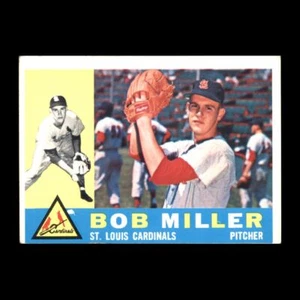Bob Miller 1960 Topps Rookie St. Louis Cardinals #101 NICE VINTAGE! - Picture 1 of 2