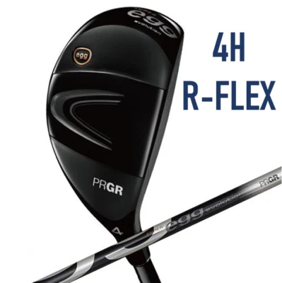 PRGR MENS HI-COR SUPER egg HYBRID 4H LOFT 20° M-37 R-FLEX UTILITIY w/HC RESCUE - Image 1 of 4
