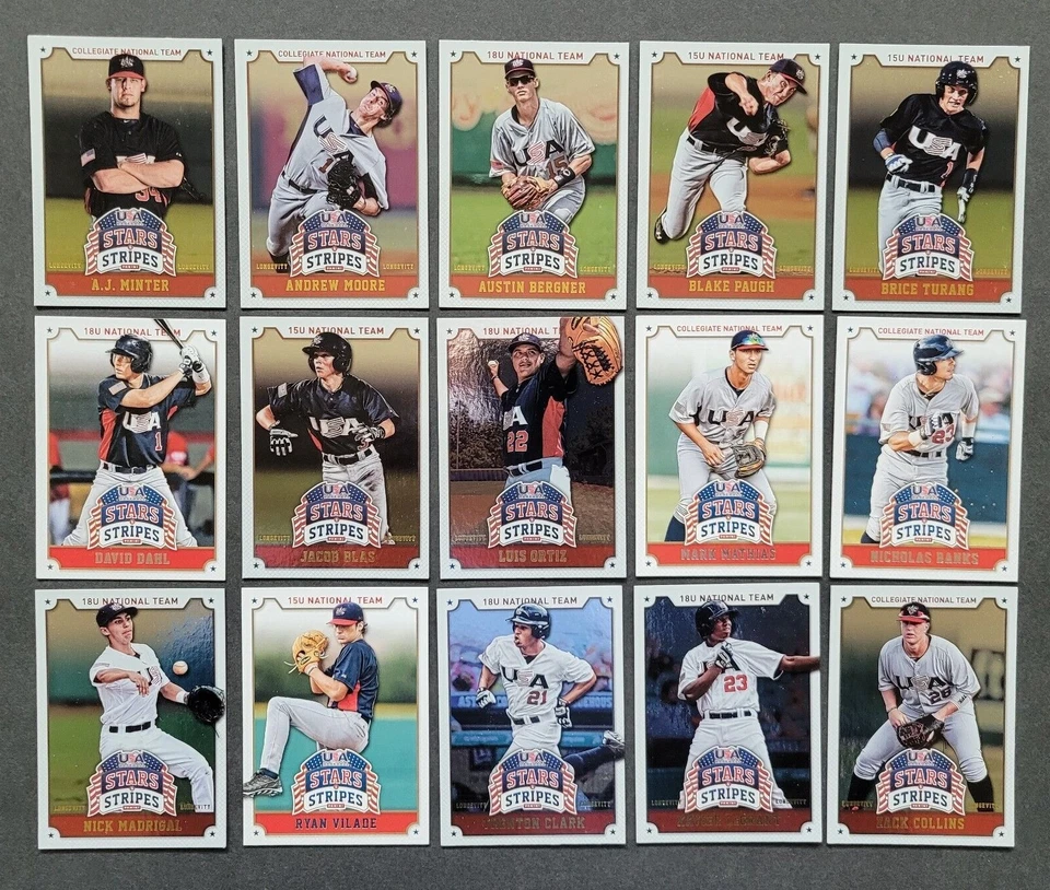 2015 USA Stars & Stripes Cards Your Pick Longevity & Regular Complete your Set - Image 1 of 1