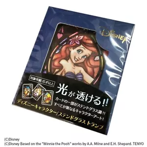 Carte da gioco in vetro colorato personaggio Disney stile vetro colorato 54 pezzi - Foto 1 di 3