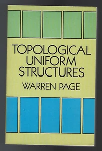 ftpb TOPOLOGISCHE UNIFORMSTRUKTUREN von Warren Page - Bild 1 von 1