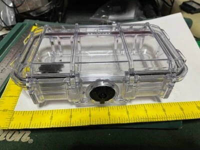 Seahorse 56 Portátil Impermeable Rígido Protector Micro Estuche Solo Transparente Foto 1 de 4