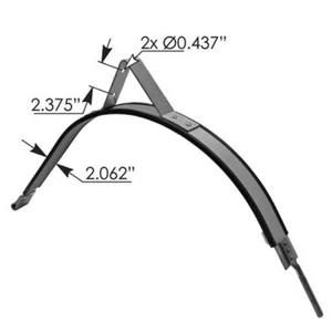 2.062 Inch Stainless Steel Fuel Tank Strap For Steps For Kenworth 24.5 Inch Tank - Foto 1 di 1