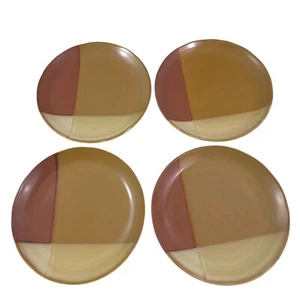 "Juego de 4 platos de almuerzo para ensalada Sango Gold Dust Sienna 8""" - Imagen 1 de 17