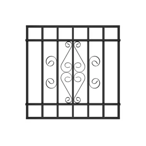 Reliabilt Magnum 24"x24" Black Magnum Steel Window Security Bar, 5279710, New S3 - Picture 1 of 10