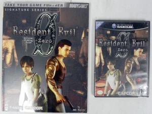 Nintendo GameCube Resident Evil Zero Video Game CIB w/ Strategy Guide & Poster! - Picture 1 of 17