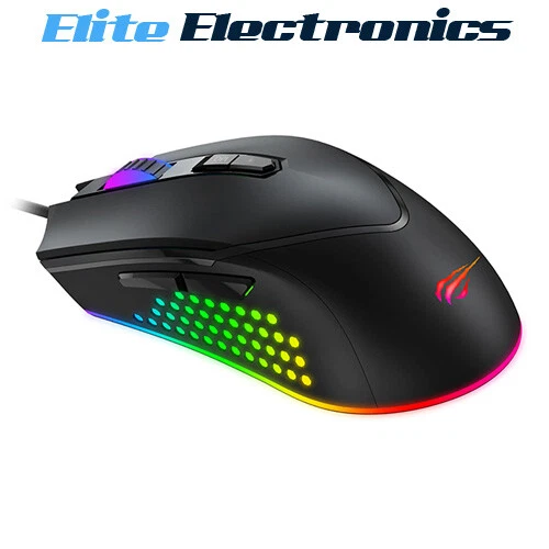 Havit MS814 RGB Backlit Programmable 7000 DPI Gaming Mouse - Image 1 of 4
