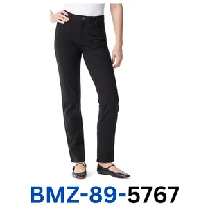 Gloria Vanderbilt Women's Size Amanda Ponte High Rise Knit Pant, Black, 16 Plus - Picture 1 of 5