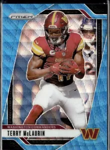2024 PRIZM BLUE WAVE #289 TERRY McLAURIN /230 - Picture 1 of 2