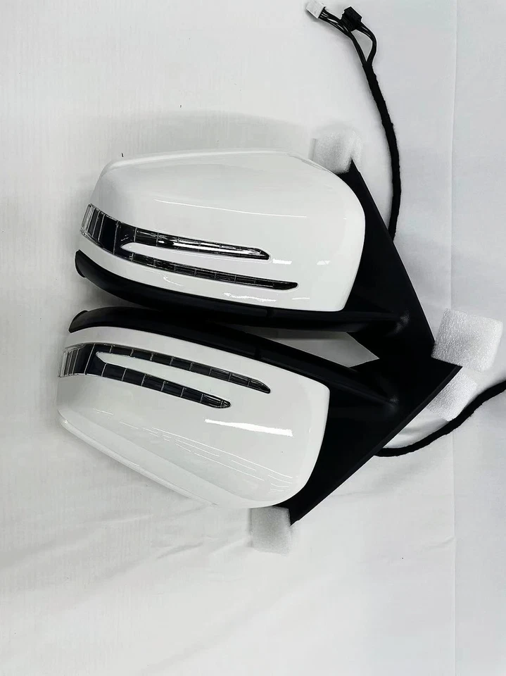 Juego de espejos retrovisores de coche para Mercedes Benz E Coupé W207 E250 E500 E550 blanco Foto 1 de 4