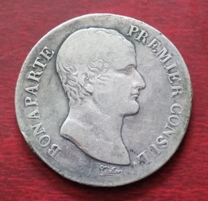 5 Franchi An. 12 A Buonaparte primo Console zecca Parigi - Foto 1 di 4