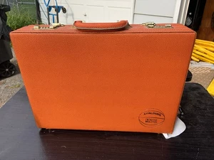 Spaulding NBA Game ball Leather Brief Case - David J Stern - Picture 1 of 20