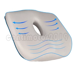 Seat Cushion Pillow Memory Foam Firm Coccyx Pad Pain Relief for Office Chair Car - Picture 1 of 5
