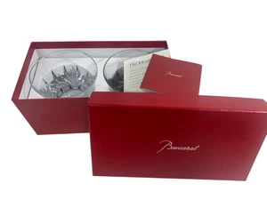 Baccarat 2024 LUTETIA Crystal Tumbler Rock Glass Pair Set of 2 New Japan - Picture 1 of 2
