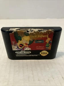 Cartucho Krusty's Super Fun House (Sega Genesis, 1994) solo probado AUTÉNTICO - Imagen 1 de 13