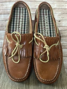 Herren Sperry Leder Halbschuhe Top-Sider Größe 12 Fahren Boot Country Club Freizeit - Bild 1 von 6