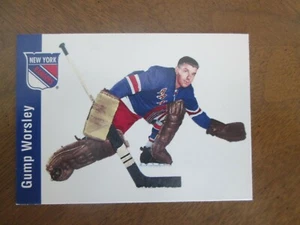 1994-95 PARKHURST MISSING LINKS HOCKEY 1956-57 GUMP WORSLEY # 92 NY RANGERS - Picture 1 of 4