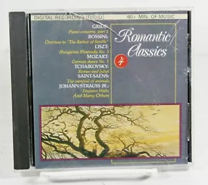 Romantic Classics 4 Music CD Compilation Classical Strauss Rossini Grieg 60+ Min - Picture 1 of 4