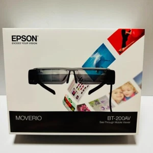 BT-200AV Epson Moverio Smart Glasses See-Through Wireless Mirroring Adapter - Picture 1 of 1