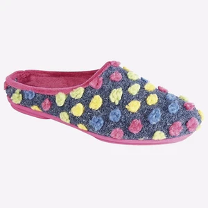 Sleepers Amy MEMORY FOAM Womens Cosy Comfort Slip On Mule Slipper Grey - Imagen 1 de 1