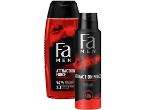 FA Duschgel Men Attraction Force, 1x250ml & Deospray Attraction Force 1x150ml - Bild 1 von 6