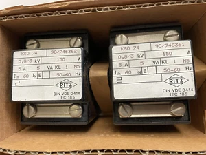 2X Ritz Stromwandler KSO 74 150 A NEW OVP - Bild 1 von 3