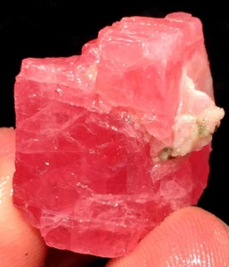 92CT Gemmy!!! Natural Transparent Red Rhodochrosite Crystal Specimen ip1007 - Imagen 1 de 12