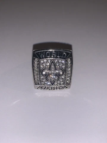 2009-2010 New Orleans Saints Championship Replica Super Bowl Ring Size 11 Cover