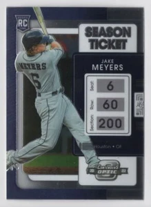 2022 PANINI CONTENDERS OPTIC SEASON TICKET Jake Meyers Rookie Houston Astros - Picture 1 of 2