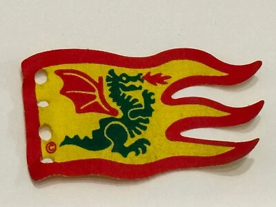 Vtg. 1993 LEGO Castle Dragon Knight X376PX1 Cloth Flag Banner 90's Medieval Army - Image 1 of 2