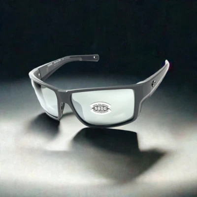 Gafas de sol Costa Del Mar Reefton Pro gris mate plata espejo 580 lentes de vidrio Foto 1 de 4
