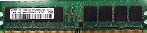 Samsung /Hynix 4X 512MB 2GB PC2-3200U Non-ECC DDR2 240 Pin Desktop PC RAM Memory - Picture 1 of 4