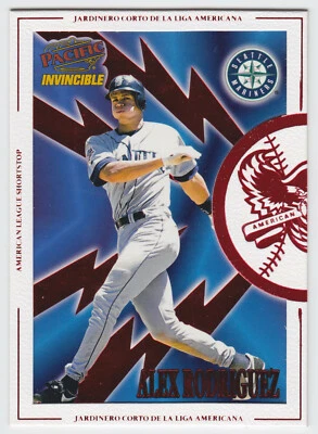 1998 Pacific Invincible - Interleague Players - Alex Rodriguez - Mariners - NrMt - Image 1 of 4