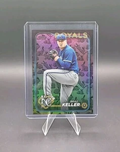 2024 Topps Series 1 Rabbits Easter Holiday Foil Brad Keller #140 Royals - Picture 1 of 2