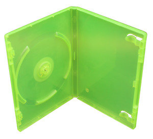 Microsoft XBOX 360 Translucent Green 14mm Replacement Video Game Storage Case