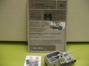 =Axis & Allies Miniatures JUEGO BASE II Rinoceronte con tarjeta 27/45= - Imagen 1 de 1