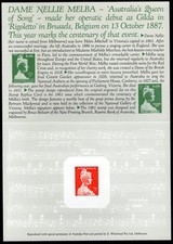 Australia Replica Card No.9 - 1961 Dame Nellie Melba