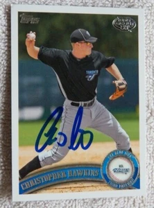 Toronto Blue Jays Chris Hawkins Signed 2011 Topps Pro Debut Card Auto - Picture 1 of 1