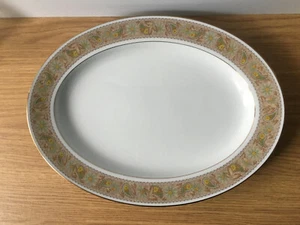 Vintage 1970s Noritake Autumn Time 2258 Very Large Oval Platter Plate 16" - Picture 1 of 7