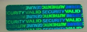 SVG 1000 Security Green SVAG Hologram Warranty Stickers Tamper Evident Seals - Picture 1 of 4