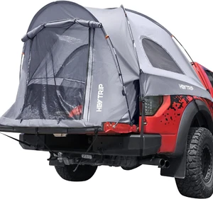 Tenda Letto Camion 5.0Ft-6.8Ft Impermeabile Pickup Camion Tenda Doppio Strato 2 Persone Tr - Foto 1 di 8