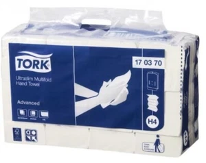 New Tork H4 Ultraslim 170370 Hand Towel Multifold - White Carton (20 Packs) - Picture 1 of 1