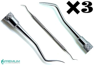 Instrumentos restauradores de doble extremo talladores de cera dental Thomas 4 piezas - Imagen 1 de 4