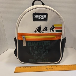 Netflix STRANGER THINGS Hawkins High School 1986 Multi-Colored Mini Backpack - Picture 1 of 6